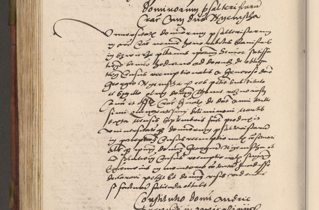 Zdjęcie nr 1103 dla obiektu archiwalnego: Acta actorum coram R. D. Petro de Gamratis, nominati archiepiscopi Gnesnensis, episcopi Cracoviensis per annos 1541 et 1542 acticatorum, praesidente tunc curiase suae R. D. Bartholomaeo Gantkowski, canonico Cracoviensi, Posnaniensi cancellario, parochialis in Konopisca etc. rectore.
