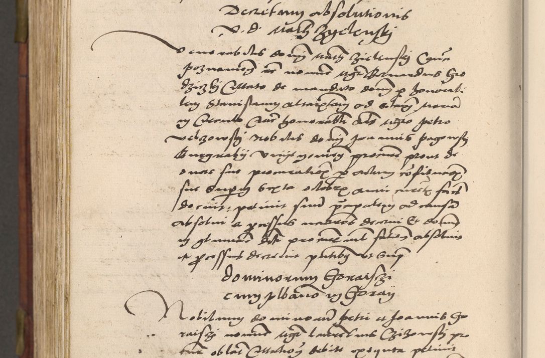 Zdjęcie nr 1101 dla obiektu archiwalnego: Acta actorum coram R. D. Petro de Gamratis, nominati archiepiscopi Gnesnensis, episcopi Cracoviensis per annos 1541 et 1542 acticatorum, praesidente tunc curiase suae R. D. Bartholomaeo Gantkowski, canonico Cracoviensi, Posnaniensi cancellario, parochialis in Konopisca etc. rectore.