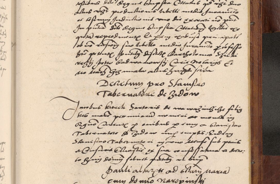 Zdjęcie nr 1100 dla obiektu archiwalnego: Acta actorum coram R. D. Petro de Gamratis, nominati archiepiscopi Gnesnensis, episcopi Cracoviensis per annos 1541 et 1542 acticatorum, praesidente tunc curiase suae R. D. Bartholomaeo Gantkowski, canonico Cracoviensi, Posnaniensi cancellario, parochialis in Konopisca etc. rectore.