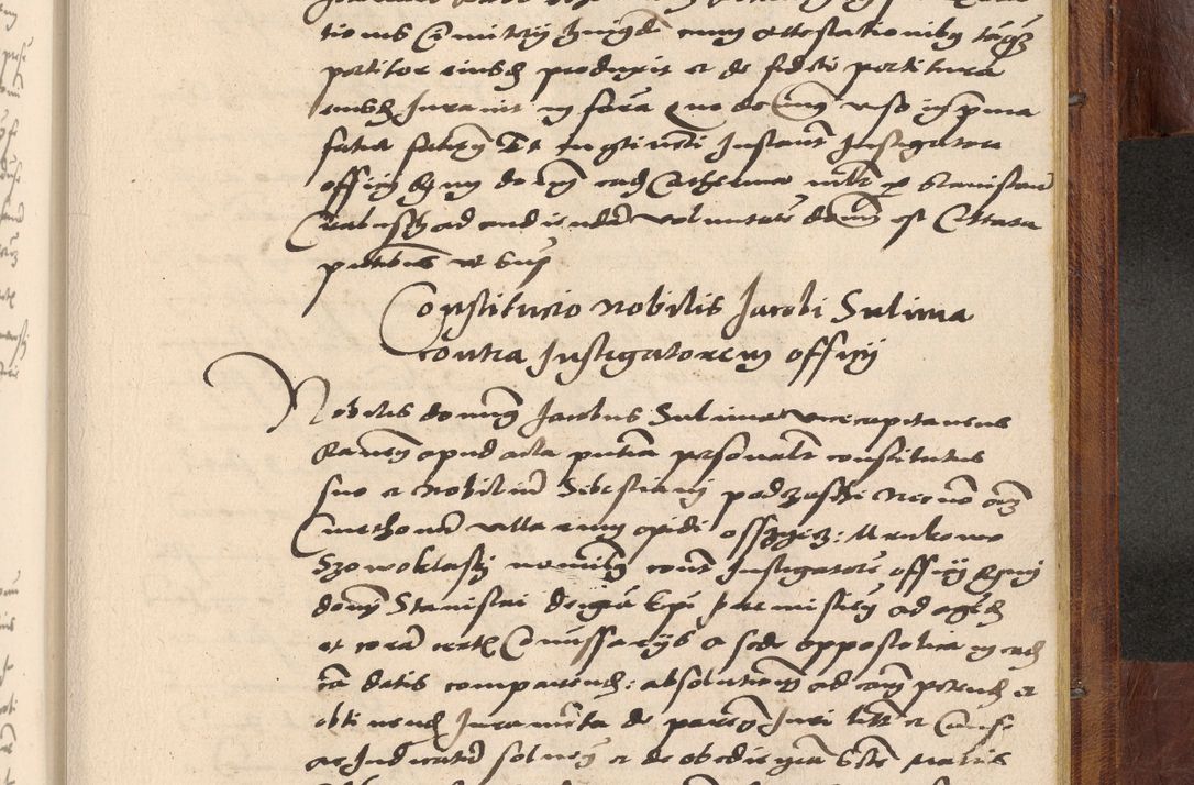 Zdjęcie nr 1090 dla obiektu archiwalnego: Acta actorum coram R. D. Petro de Gamratis, nominati archiepiscopi Gnesnensis, episcopi Cracoviensis per annos 1541 et 1542 acticatorum, praesidente tunc curiase suae R. D. Bartholomaeo Gantkowski, canonico Cracoviensi, Posnaniensi cancellario, parochialis in Konopisca etc. rectore.