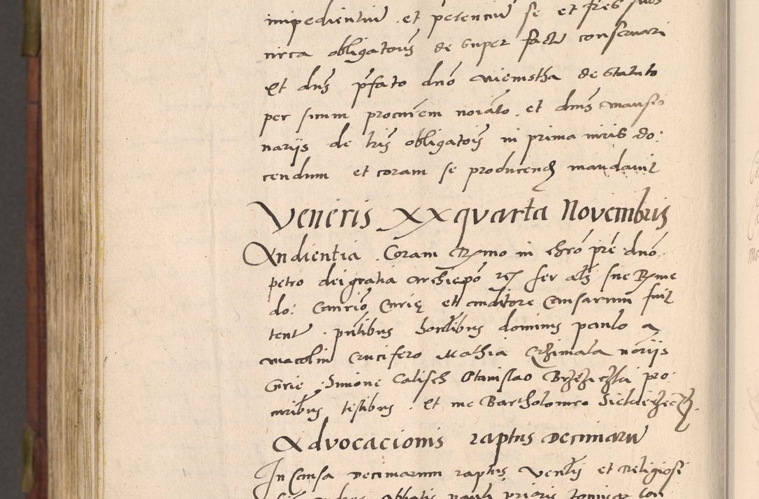 Zdjęcie nr 1085 dla obiektu archiwalnego: Acta actorum coram R. D. Petro de Gamratis, nominati archiepiscopi Gnesnensis, episcopi Cracoviensis per annos 1541 et 1542 acticatorum, praesidente tunc curiase suae R. D. Bartholomaeo Gantkowski, canonico Cracoviensi, Posnaniensi cancellario, parochialis in Konopisca etc. rectore.