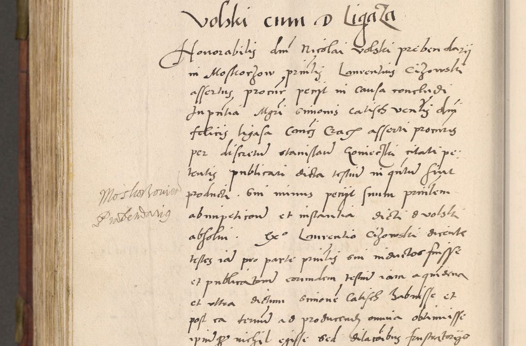 Zdjęcie nr 1083 dla obiektu archiwalnego: Acta actorum coram R. D. Petro de Gamratis, nominati archiepiscopi Gnesnensis, episcopi Cracoviensis per annos 1541 et 1542 acticatorum, praesidente tunc curiase suae R. D. Bartholomaeo Gantkowski, canonico Cracoviensi, Posnaniensi cancellario, parochialis in Konopisca etc. rectore.