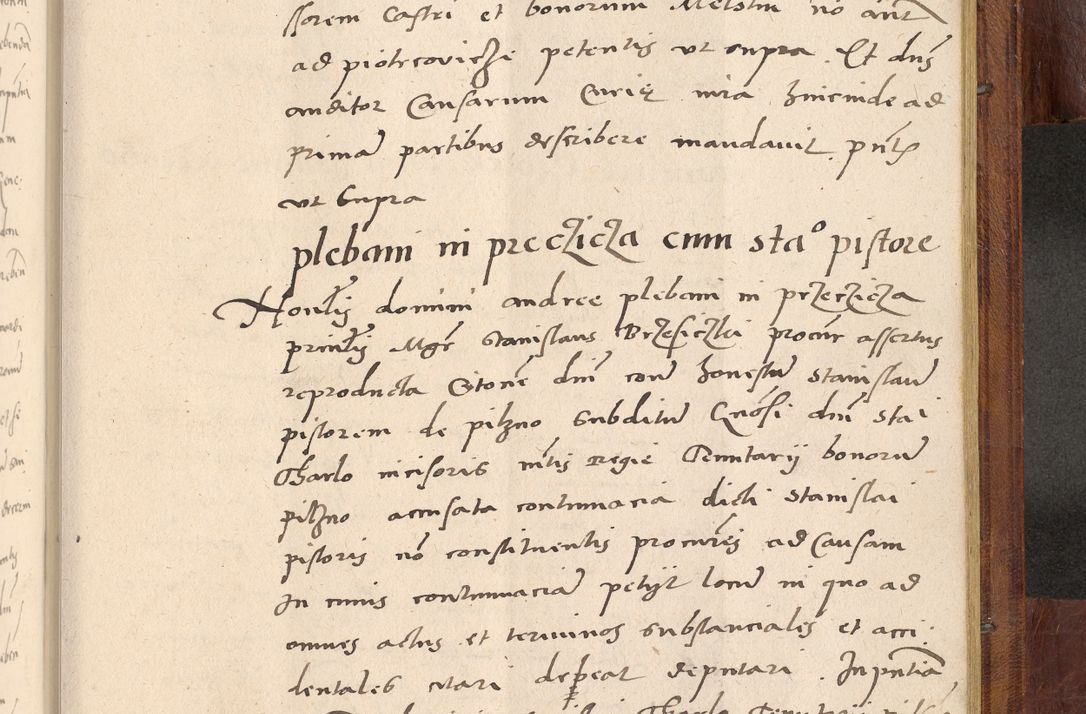 Zdjęcie nr 1076 dla obiektu archiwalnego: Acta actorum coram R. D. Petro de Gamratis, nominati archiepiscopi Gnesnensis, episcopi Cracoviensis per annos 1541 et 1542 acticatorum, praesidente tunc curiase suae R. D. Bartholomaeo Gantkowski, canonico Cracoviensi, Posnaniensi cancellario, parochialis in Konopisca etc. rectore.