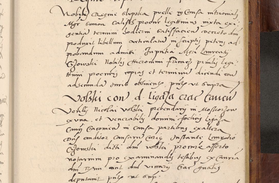 Zdjęcie nr 1070 dla obiektu archiwalnego: Acta actorum coram R. D. Petro de Gamratis, nominati archiepiscopi Gnesnensis, episcopi Cracoviensis per annos 1541 et 1542 acticatorum, praesidente tunc curiase suae R. D. Bartholomaeo Gantkowski, canonico Cracoviensi, Posnaniensi cancellario, parochialis in Konopisca etc. rectore.