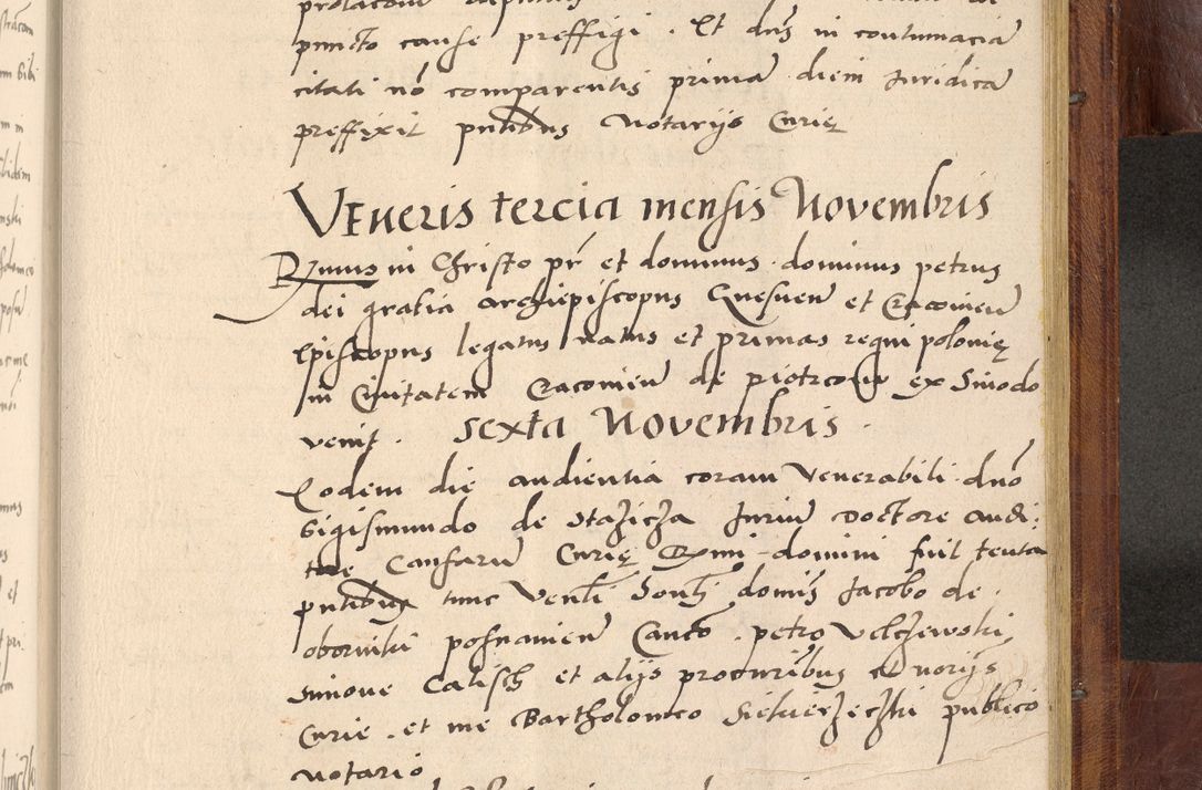 Zdjęcie nr 1064 dla obiektu archiwalnego: Acta actorum coram R. D. Petro de Gamratis, nominati archiepiscopi Gnesnensis, episcopi Cracoviensis per annos 1541 et 1542 acticatorum, praesidente tunc curiase suae R. D. Bartholomaeo Gantkowski, canonico Cracoviensi, Posnaniensi cancellario, parochialis in Konopisca etc. rectore.
