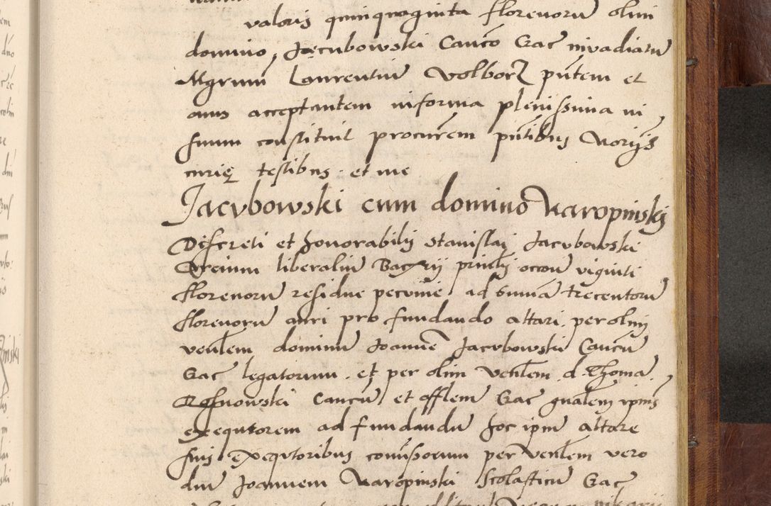 Zdjęcie nr 1060 dla obiektu archiwalnego: Acta actorum coram R. D. Petro de Gamratis, nominati archiepiscopi Gnesnensis, episcopi Cracoviensis per annos 1541 et 1542 acticatorum, praesidente tunc curiase suae R. D. Bartholomaeo Gantkowski, canonico Cracoviensi, Posnaniensi cancellario, parochialis in Konopisca etc. rectore.