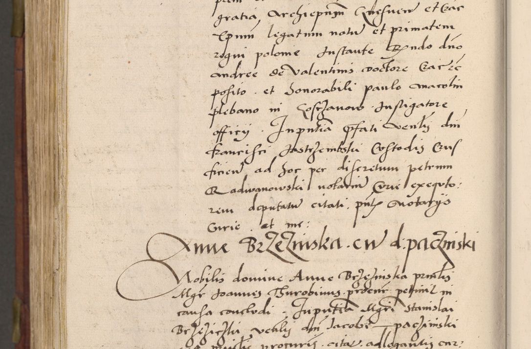 Zdjęcie nr 1059 dla obiektu archiwalnego: Acta actorum coram R. D. Petro de Gamratis, nominati archiepiscopi Gnesnensis, episcopi Cracoviensis per annos 1541 et 1542 acticatorum, praesidente tunc curiase suae R. D. Bartholomaeo Gantkowski, canonico Cracoviensi, Posnaniensi cancellario, parochialis in Konopisca etc. rectore.