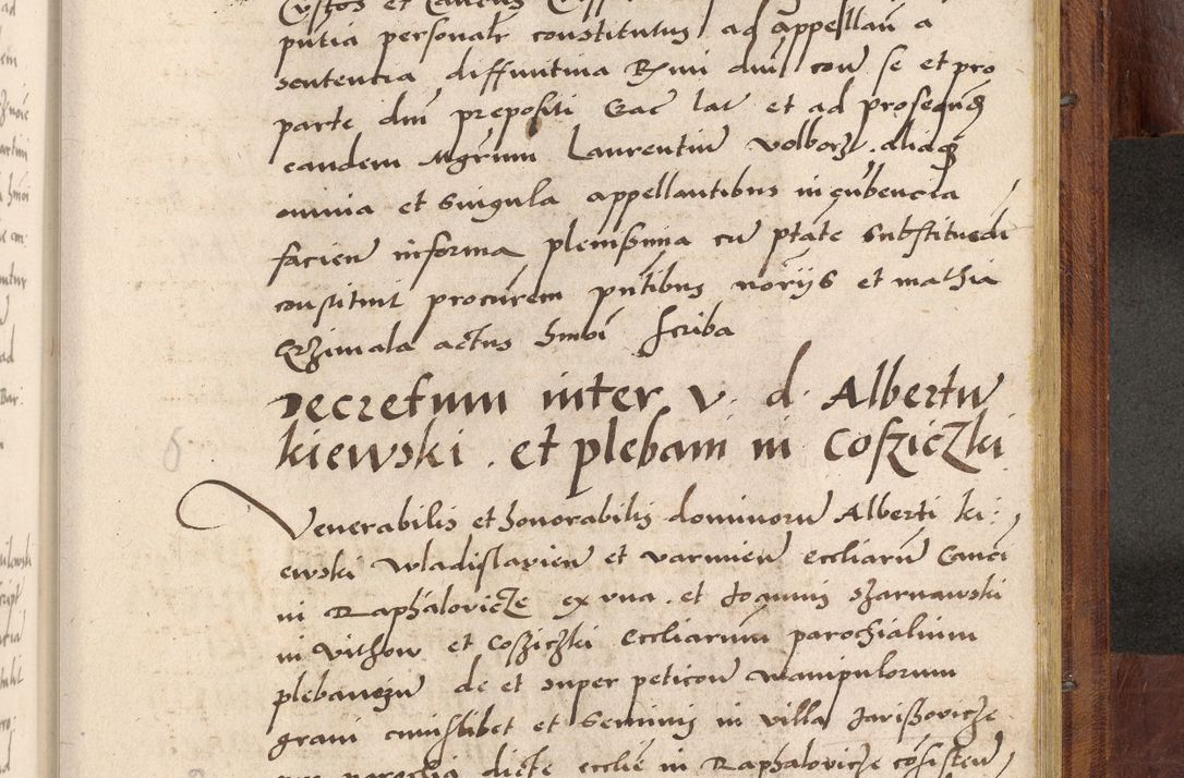 Zdjęcie nr 1052 dla obiektu archiwalnego: Acta actorum coram R. D. Petro de Gamratis, nominati archiepiscopi Gnesnensis, episcopi Cracoviensis per annos 1541 et 1542 acticatorum, praesidente tunc curiase suae R. D. Bartholomaeo Gantkowski, canonico Cracoviensi, Posnaniensi cancellario, parochialis in Konopisca etc. rectore.