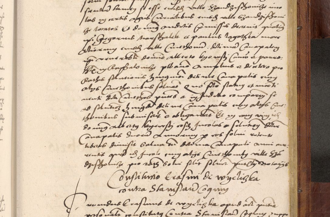 Zdjęcie nr 1038 dla obiektu archiwalnego: Acta actorum coram R. D. Petro de Gamratis, nominati archiepiscopi Gnesnensis, episcopi Cracoviensis per annos 1541 et 1542 acticatorum, praesidente tunc curiase suae R. D. Bartholomaeo Gantkowski, canonico Cracoviensi, Posnaniensi cancellario, parochialis in Konopisca etc. rectore.