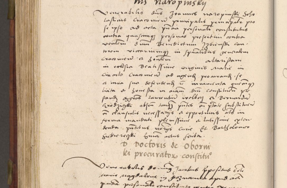 Zdjęcie nr 1031 dla obiektu archiwalnego: Acta actorum coram R. D. Petro de Gamratis, nominati archiepiscopi Gnesnensis, episcopi Cracoviensis per annos 1541 et 1542 acticatorum, praesidente tunc curiase suae R. D. Bartholomaeo Gantkowski, canonico Cracoviensi, Posnaniensi cancellario, parochialis in Konopisca etc. rectore.