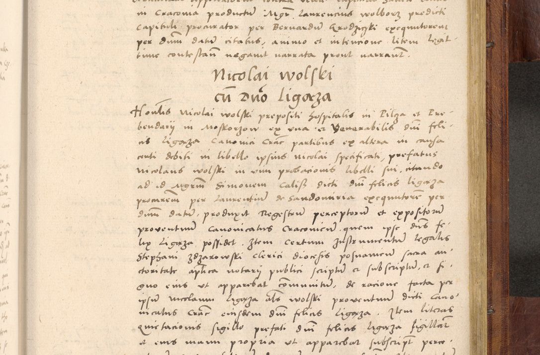 Zdjęcie nr 1028 dla obiektu archiwalnego: Acta actorum coram R. D. Petro de Gamratis, nominati archiepiscopi Gnesnensis, episcopi Cracoviensis per annos 1541 et 1542 acticatorum, praesidente tunc curiase suae R. D. Bartholomaeo Gantkowski, canonico Cracoviensi, Posnaniensi cancellario, parochialis in Konopisca etc. rectore.