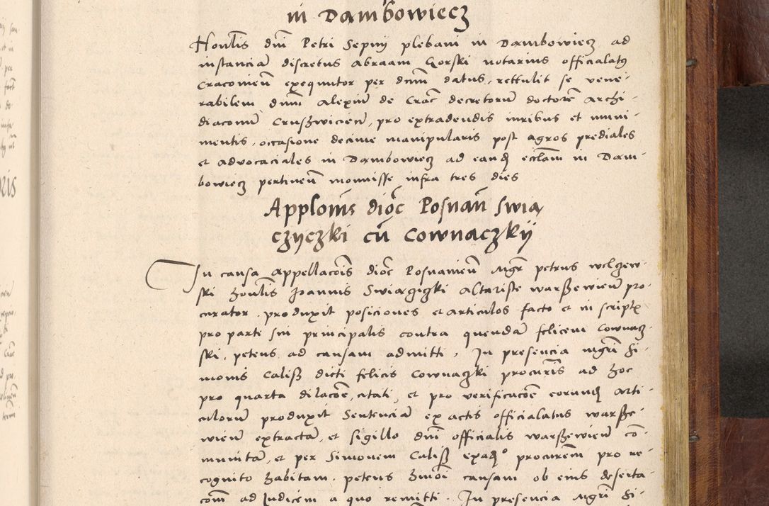 Zdjęcie nr 1014 dla obiektu archiwalnego: Acta actorum coram R. D. Petro de Gamratis, nominati archiepiscopi Gnesnensis, episcopi Cracoviensis per annos 1541 et 1542 acticatorum, praesidente tunc curiase suae R. D. Bartholomaeo Gantkowski, canonico Cracoviensi, Posnaniensi cancellario, parochialis in Konopisca etc. rectore.