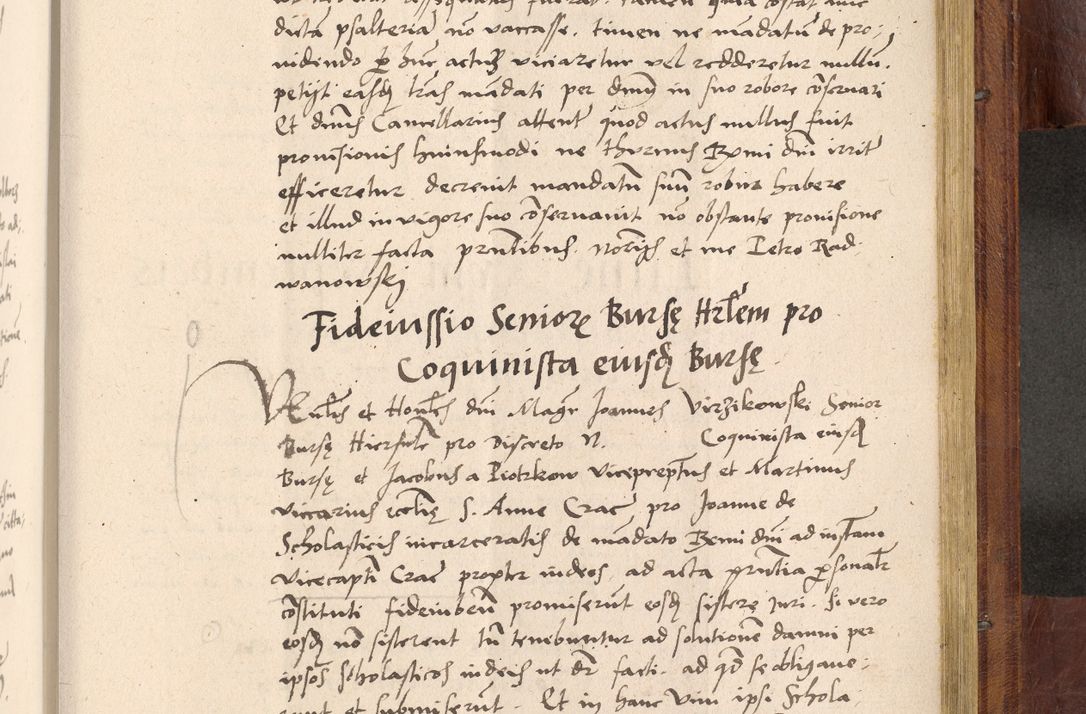 Zdjęcie nr 1012 dla obiektu archiwalnego: Acta actorum coram R. D. Petro de Gamratis, nominati archiepiscopi Gnesnensis, episcopi Cracoviensis per annos 1541 et 1542 acticatorum, praesidente tunc curiase suae R. D. Bartholomaeo Gantkowski, canonico Cracoviensi, Posnaniensi cancellario, parochialis in Konopisca etc. rectore.
