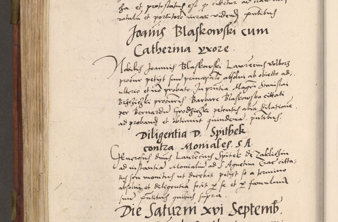 Zdjęcie nr 1011 dla obiektu archiwalnego: Acta actorum coram R. D. Petro de Gamratis, nominati archiepiscopi Gnesnensis, episcopi Cracoviensis per annos 1541 et 1542 acticatorum, praesidente tunc curiase suae R. D. Bartholomaeo Gantkowski, canonico Cracoviensi, Posnaniensi cancellario, parochialis in Konopisca etc. rectore.