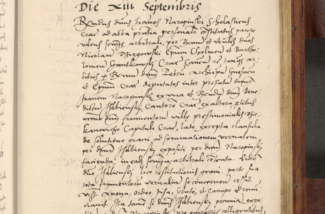 Zdjęcie nr 1008 dla obiektu archiwalnego: Acta actorum coram R. D. Petro de Gamratis, nominati archiepiscopi Gnesnensis, episcopi Cracoviensis per annos 1541 et 1542 acticatorum, praesidente tunc curiase suae R. D. Bartholomaeo Gantkowski, canonico Cracoviensi, Posnaniensi cancellario, parochialis in Konopisca etc. rectore.