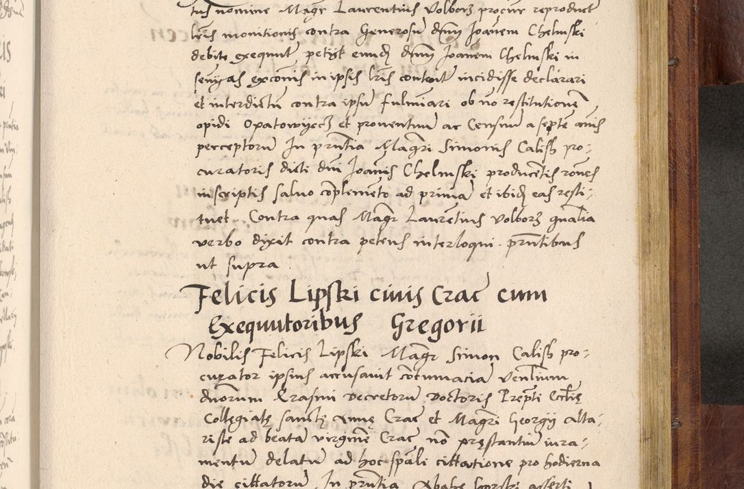 Zdjęcie nr 1004 dla obiektu archiwalnego: Acta actorum coram R. D. Petro de Gamratis, nominati archiepiscopi Gnesnensis, episcopi Cracoviensis per annos 1541 et 1542 acticatorum, praesidente tunc curiase suae R. D. Bartholomaeo Gantkowski, canonico Cracoviensi, Posnaniensi cancellario, parochialis in Konopisca etc. rectore.