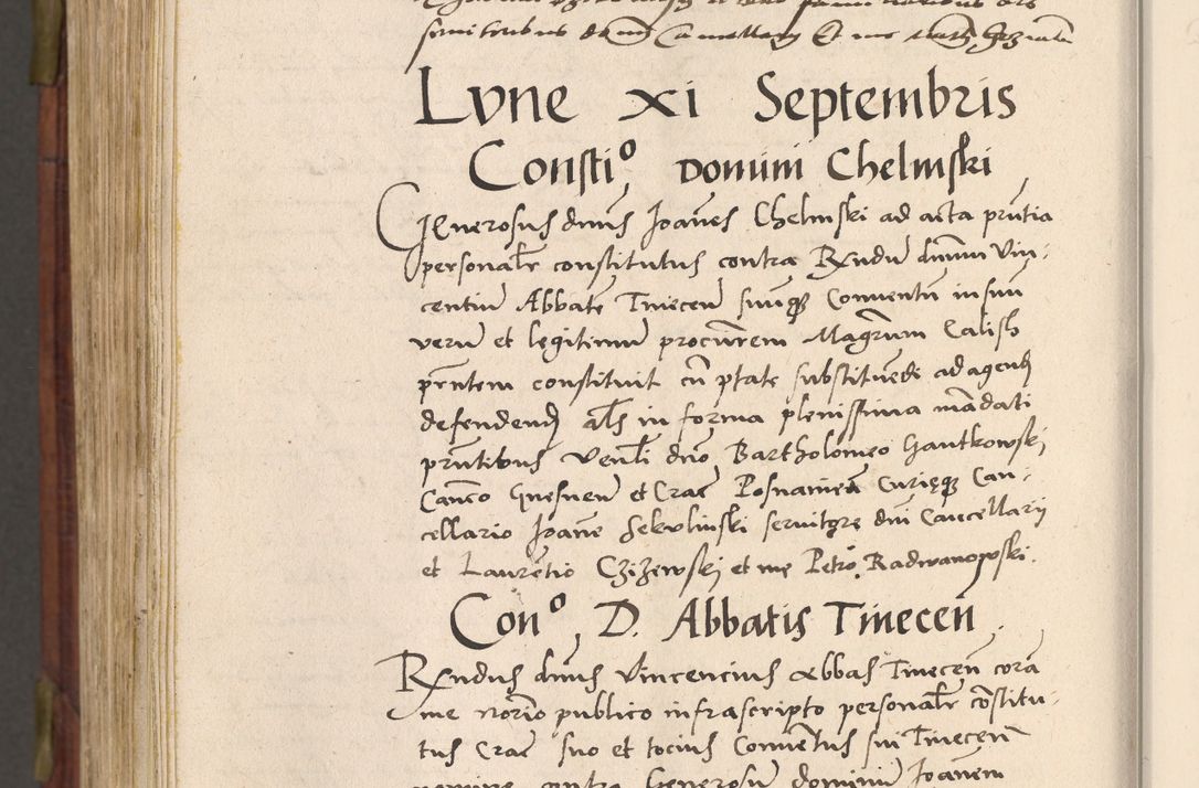 Zdjęcie nr 1003 dla obiektu archiwalnego: Acta actorum coram R. D. Petro de Gamratis, nominati archiepiscopi Gnesnensis, episcopi Cracoviensis per annos 1541 et 1542 acticatorum, praesidente tunc curiase suae R. D. Bartholomaeo Gantkowski, canonico Cracoviensi, Posnaniensi cancellario, parochialis in Konopisca etc. rectore.