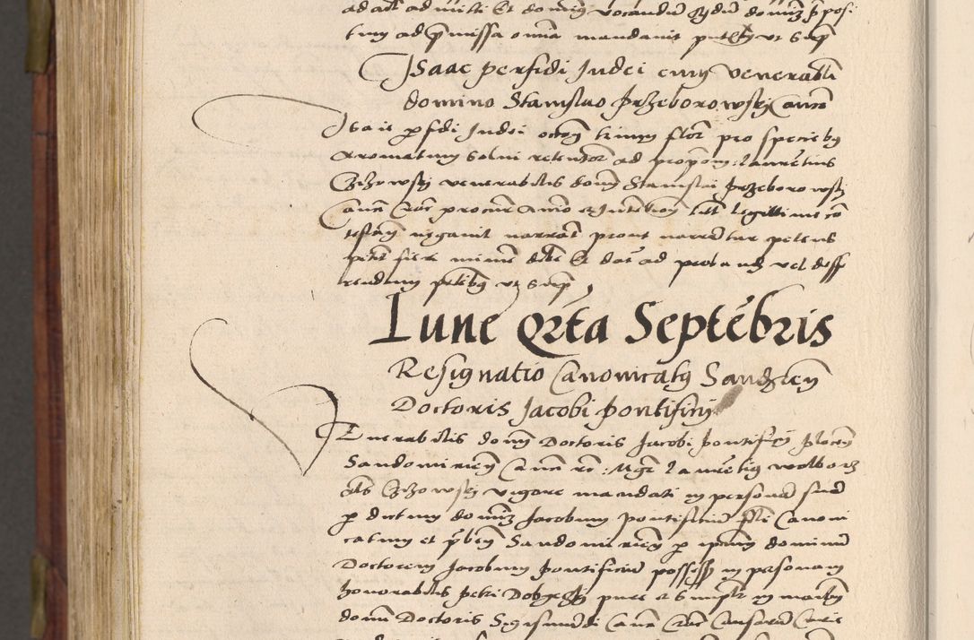 Zdjęcie nr 997 dla obiektu archiwalnego: Acta actorum coram R. D. Petro de Gamratis, nominati archiepiscopi Gnesnensis, episcopi Cracoviensis per annos 1541 et 1542 acticatorum, praesidente tunc curiase suae R. D. Bartholomaeo Gantkowski, canonico Cracoviensi, Posnaniensi cancellario, parochialis in Konopisca etc. rectore.