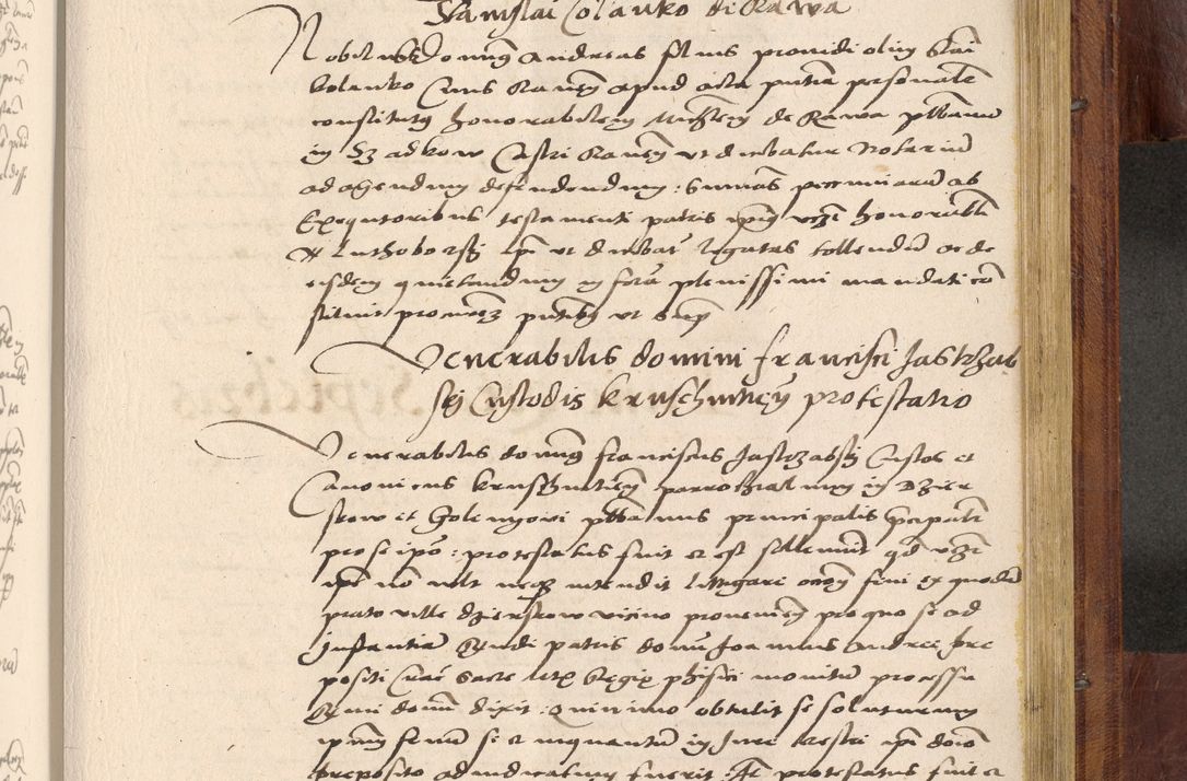 Zdjęcie nr 996 dla obiektu archiwalnego: Acta actorum coram R. D. Petro de Gamratis, nominati archiepiscopi Gnesnensis, episcopi Cracoviensis per annos 1541 et 1542 acticatorum, praesidente tunc curiase suae R. D. Bartholomaeo Gantkowski, canonico Cracoviensi, Posnaniensi cancellario, parochialis in Konopisca etc. rectore.