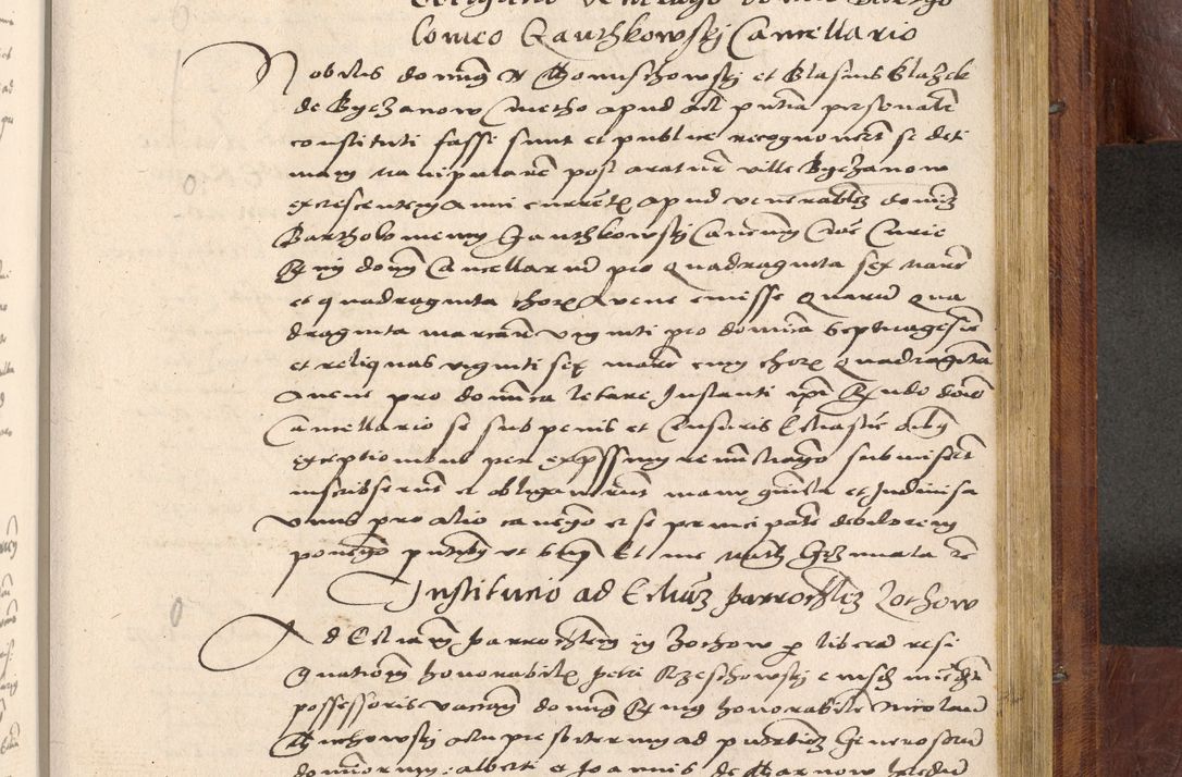 Zdjęcie nr 976 dla obiektu archiwalnego: Acta actorum coram R. D. Petro de Gamratis, nominati archiepiscopi Gnesnensis, episcopi Cracoviensis per annos 1541 et 1542 acticatorum, praesidente tunc curiase suae R. D. Bartholomaeo Gantkowski, canonico Cracoviensi, Posnaniensi cancellario, parochialis in Konopisca etc. rectore.