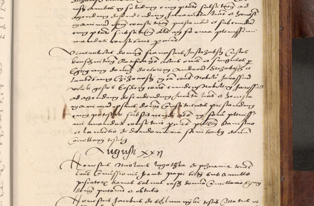 Zdjęcie nr 970 dla obiektu archiwalnego: Acta actorum coram R. D. Petro de Gamratis, nominati archiepiscopi Gnesnensis, episcopi Cracoviensis per annos 1541 et 1542 acticatorum, praesidente tunc curiase suae R. D. Bartholomaeo Gantkowski, canonico Cracoviensi, Posnaniensi cancellario, parochialis in Konopisca etc. rectore.