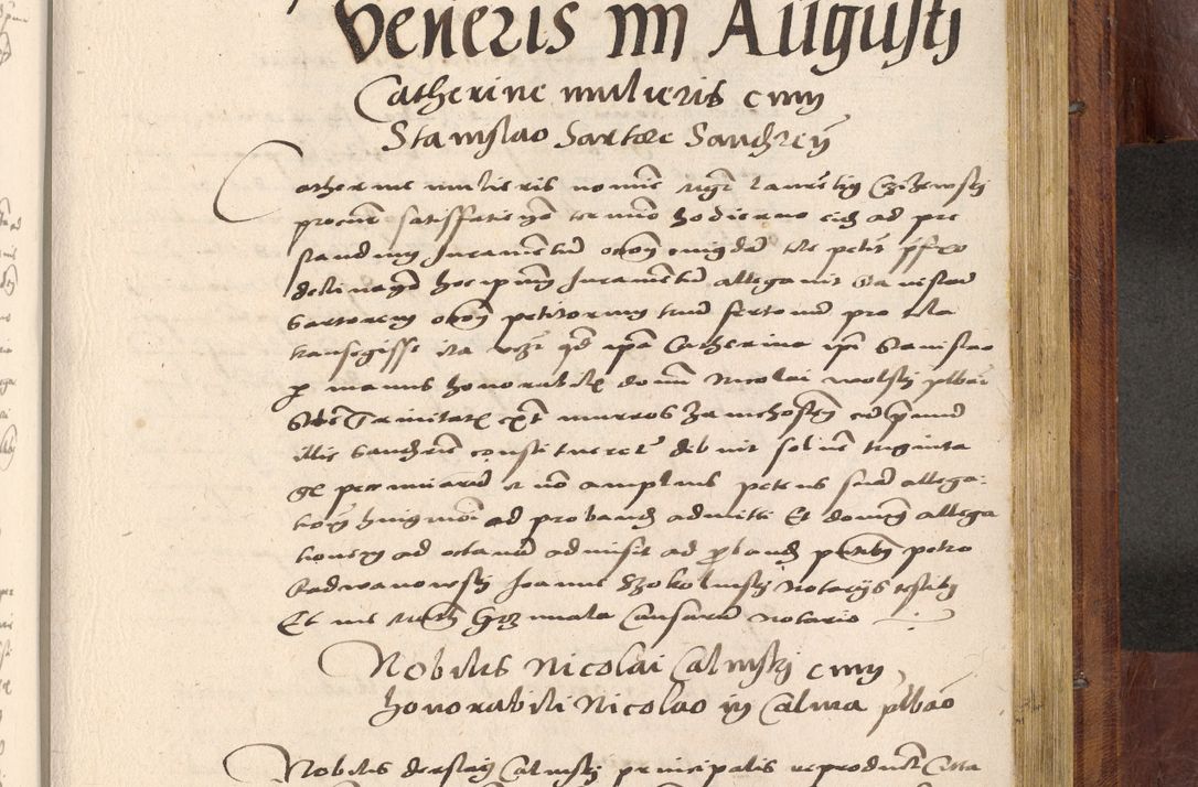 Zdjęcie nr 960 dla obiektu archiwalnego: Acta actorum coram R. D. Petro de Gamratis, nominati archiepiscopi Gnesnensis, episcopi Cracoviensis per annos 1541 et 1542 acticatorum, praesidente tunc curiase suae R. D. Bartholomaeo Gantkowski, canonico Cracoviensi, Posnaniensi cancellario, parochialis in Konopisca etc. rectore.