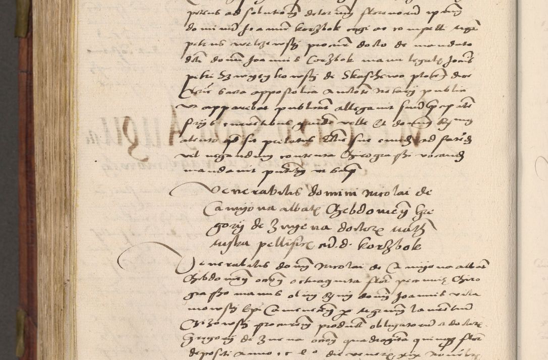Zdjęcie nr 957 dla obiektu archiwalnego: Acta actorum coram R. D. Petro de Gamratis, nominati archiepiscopi Gnesnensis, episcopi Cracoviensis per annos 1541 et 1542 acticatorum, praesidente tunc curiase suae R. D. Bartholomaeo Gantkowski, canonico Cracoviensi, Posnaniensi cancellario, parochialis in Konopisca etc. rectore.