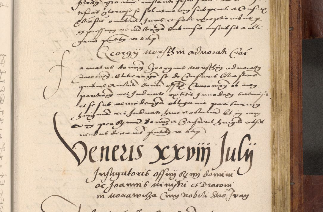 Zdjęcie nr 952 dla obiektu archiwalnego: Acta actorum coram R. D. Petro de Gamratis, nominati archiepiscopi Gnesnensis, episcopi Cracoviensis per annos 1541 et 1542 acticatorum, praesidente tunc curiase suae R. D. Bartholomaeo Gantkowski, canonico Cracoviensi, Posnaniensi cancellario, parochialis in Konopisca etc. rectore.