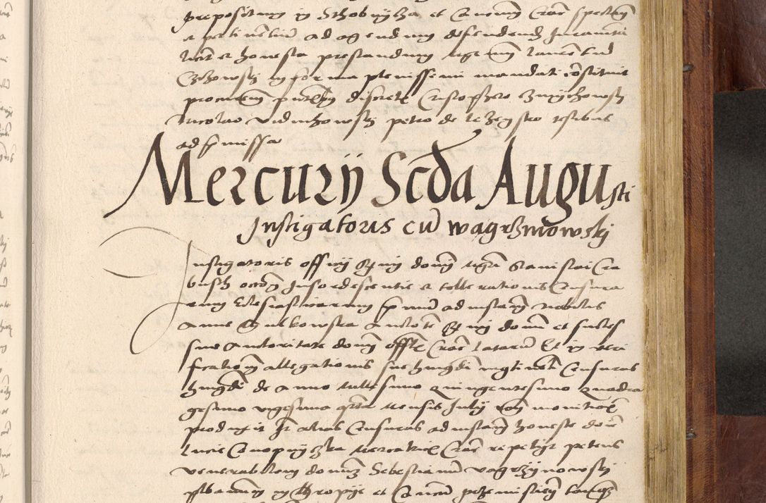 Zdjęcie nr 956 dla obiektu archiwalnego: Acta actorum coram R. D. Petro de Gamratis, nominati archiepiscopi Gnesnensis, episcopi Cracoviensis per annos 1541 et 1542 acticatorum, praesidente tunc curiase suae R. D. Bartholomaeo Gantkowski, canonico Cracoviensi, Posnaniensi cancellario, parochialis in Konopisca etc. rectore.