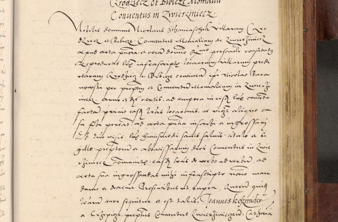 Zdjęcie nr 942 dla obiektu archiwalnego: Acta actorum coram R. D. Petro de Gamratis, nominati archiepiscopi Gnesnensis, episcopi Cracoviensis per annos 1541 et 1542 acticatorum, praesidente tunc curiase suae R. D. Bartholomaeo Gantkowski, canonico Cracoviensi, Posnaniensi cancellario, parochialis in Konopisca etc. rectore.
