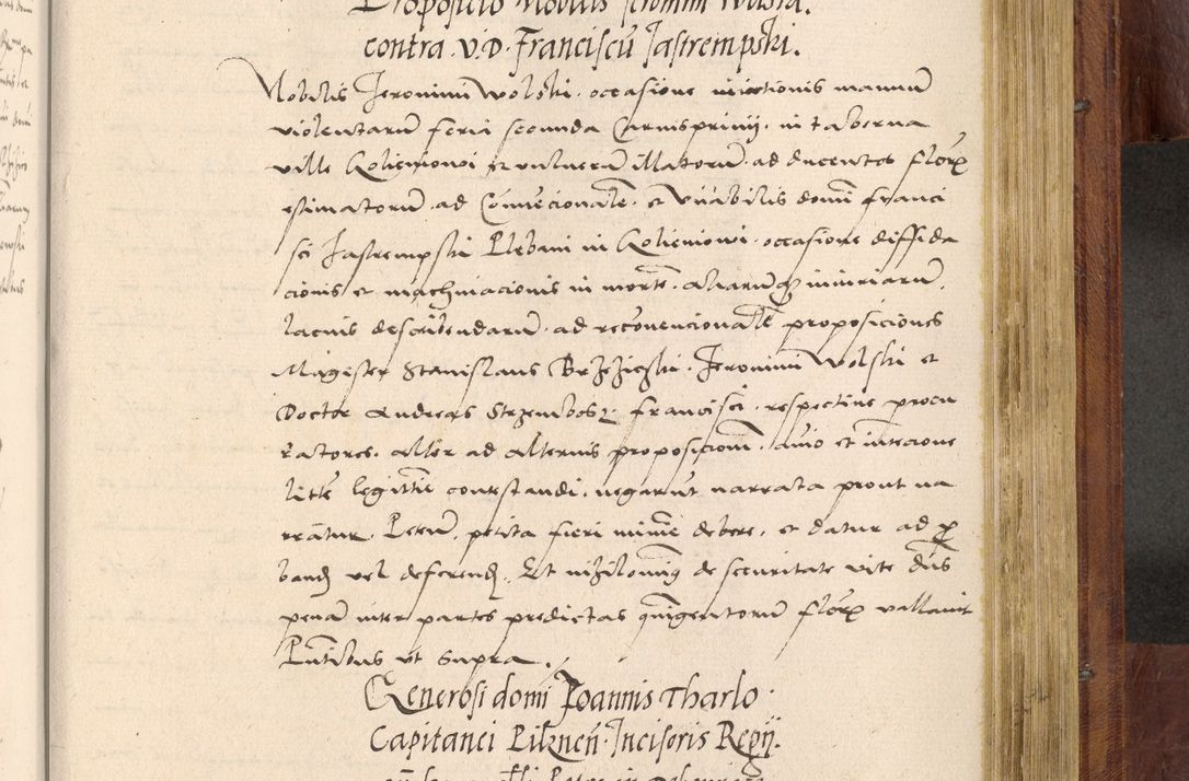 Zdjęcie nr 924 dla obiektu archiwalnego: Acta actorum coram R. D. Petro de Gamratis, nominati archiepiscopi Gnesnensis, episcopi Cracoviensis per annos 1541 et 1542 acticatorum, praesidente tunc curiase suae R. D. Bartholomaeo Gantkowski, canonico Cracoviensi, Posnaniensi cancellario, parochialis in Konopisca etc. rectore.