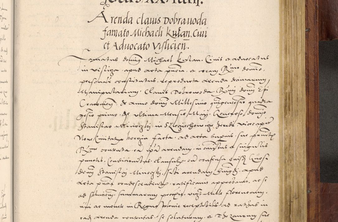 Zdjęcie nr 922 dla obiektu archiwalnego: Acta actorum coram R. D. Petro de Gamratis, nominati archiepiscopi Gnesnensis, episcopi Cracoviensis per annos 1541 et 1542 acticatorum, praesidente tunc curiase suae R. D. Bartholomaeo Gantkowski, canonico Cracoviensi, Posnaniensi cancellario, parochialis in Konopisca etc. rectore.