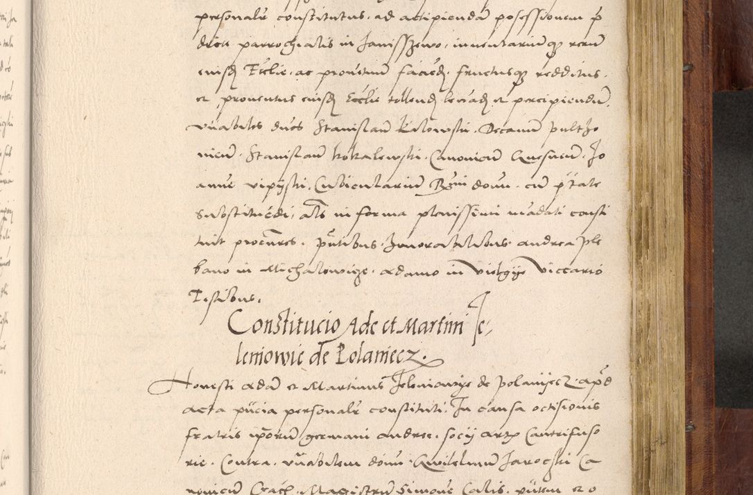 Zdjęcie nr 916 dla obiektu archiwalnego: Acta actorum coram R. D. Petro de Gamratis, nominati archiepiscopi Gnesnensis, episcopi Cracoviensis per annos 1541 et 1542 acticatorum, praesidente tunc curiase suae R. D. Bartholomaeo Gantkowski, canonico Cracoviensi, Posnaniensi cancellario, parochialis in Konopisca etc. rectore.