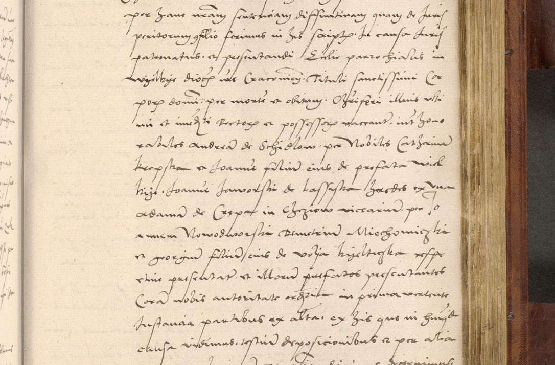 Zdjęcie nr 908 dla obiektu archiwalnego: Acta actorum coram R. D. Petro de Gamratis, nominati archiepiscopi Gnesnensis, episcopi Cracoviensis per annos 1541 et 1542 acticatorum, praesidente tunc curiase suae R. D. Bartholomaeo Gantkowski, canonico Cracoviensi, Posnaniensi cancellario, parochialis in Konopisca etc. rectore.