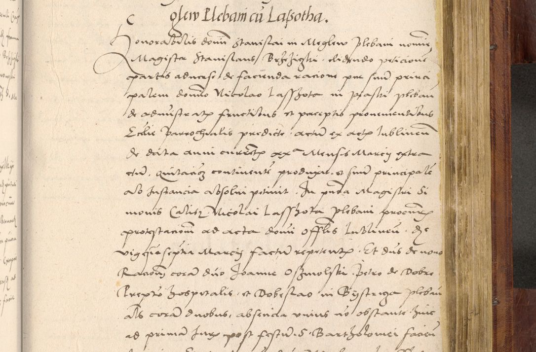 Zdjęcie nr 890 dla obiektu archiwalnego: Acta actorum coram R. D. Petro de Gamratis, nominati archiepiscopi Gnesnensis, episcopi Cracoviensis per annos 1541 et 1542 acticatorum, praesidente tunc curiase suae R. D. Bartholomaeo Gantkowski, canonico Cracoviensi, Posnaniensi cancellario, parochialis in Konopisca etc. rectore.
