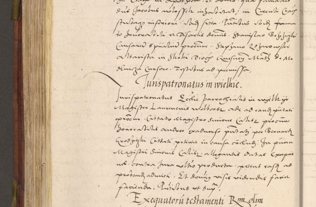 Zdjęcie nr 889 dla obiektu archiwalnego: Acta actorum coram R. D. Petro de Gamratis, nominati archiepiscopi Gnesnensis, episcopi Cracoviensis per annos 1541 et 1542 acticatorum, praesidente tunc curiase suae R. D. Bartholomaeo Gantkowski, canonico Cracoviensi, Posnaniensi cancellario, parochialis in Konopisca etc. rectore.