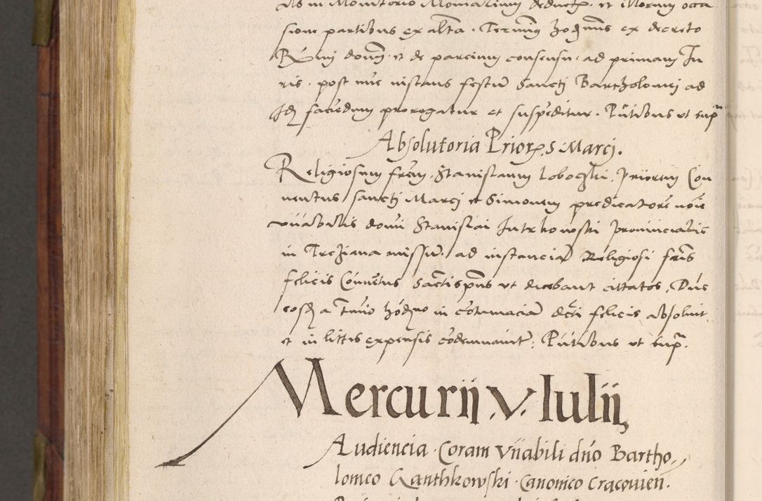 Zdjęcie nr 887 dla obiektu archiwalnego: Acta actorum coram R. D. Petro de Gamratis, nominati archiepiscopi Gnesnensis, episcopi Cracoviensis per annos 1541 et 1542 acticatorum, praesidente tunc curiase suae R. D. Bartholomaeo Gantkowski, canonico Cracoviensi, Posnaniensi cancellario, parochialis in Konopisca etc. rectore.
