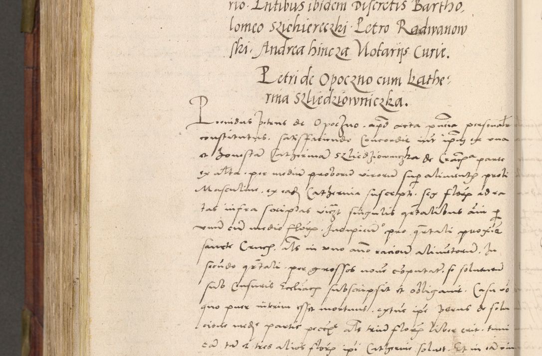 Zdjęcie nr 885 dla obiektu archiwalnego: Acta actorum coram R. D. Petro de Gamratis, nominati archiepiscopi Gnesnensis, episcopi Cracoviensis per annos 1541 et 1542 acticatorum, praesidente tunc curiase suae R. D. Bartholomaeo Gantkowski, canonico Cracoviensi, Posnaniensi cancellario, parochialis in Konopisca etc. rectore.