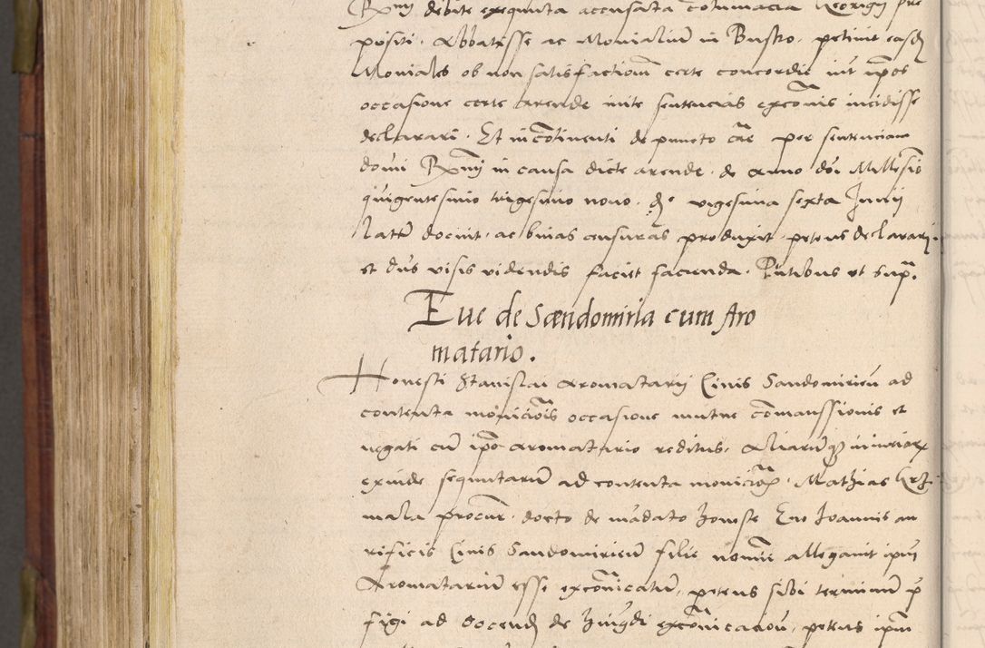 Zdjęcie nr 879 dla obiektu archiwalnego: Acta actorum coram R. D. Petro de Gamratis, nominati archiepiscopi Gnesnensis, episcopi Cracoviensis per annos 1541 et 1542 acticatorum, praesidente tunc curiase suae R. D. Bartholomaeo Gantkowski, canonico Cracoviensi, Posnaniensi cancellario, parochialis in Konopisca etc. rectore.