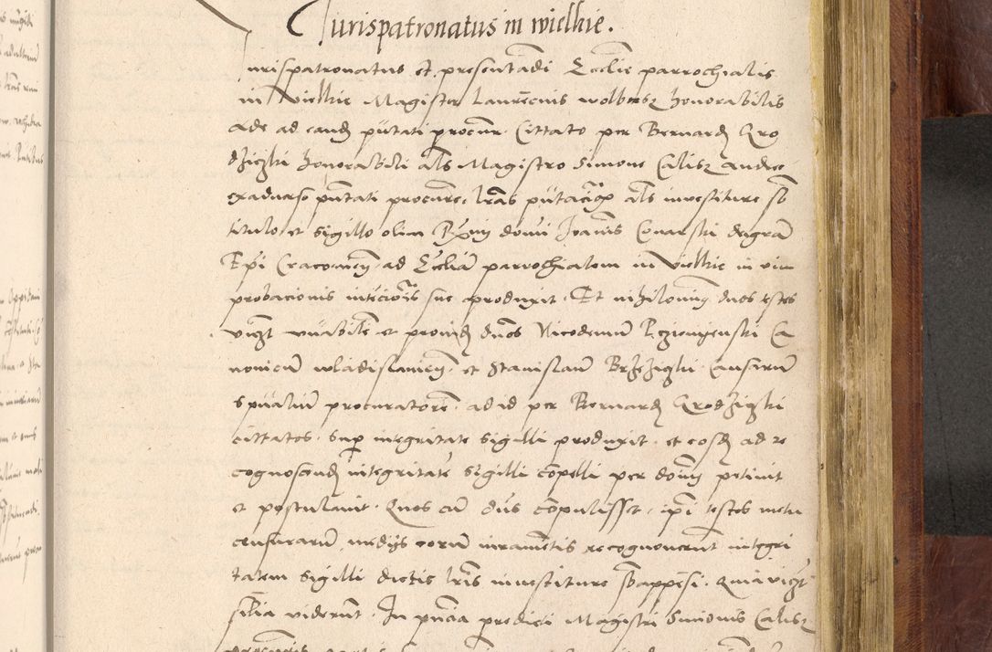 Zdjęcie nr 874 dla obiektu archiwalnego: Acta actorum coram R. D. Petro de Gamratis, nominati archiepiscopi Gnesnensis, episcopi Cracoviensis per annos 1541 et 1542 acticatorum, praesidente tunc curiase suae R. D. Bartholomaeo Gantkowski, canonico Cracoviensi, Posnaniensi cancellario, parochialis in Konopisca etc. rectore.
