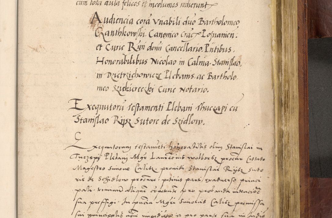 Zdjęcie nr 868 dla obiektu archiwalnego: Acta actorum coram R. D. Petro de Gamratis, nominati archiepiscopi Gnesnensis, episcopi Cracoviensis per annos 1541 et 1542 acticatorum, praesidente tunc curiase suae R. D. Bartholomaeo Gantkowski, canonico Cracoviensi, Posnaniensi cancellario, parochialis in Konopisca etc. rectore.