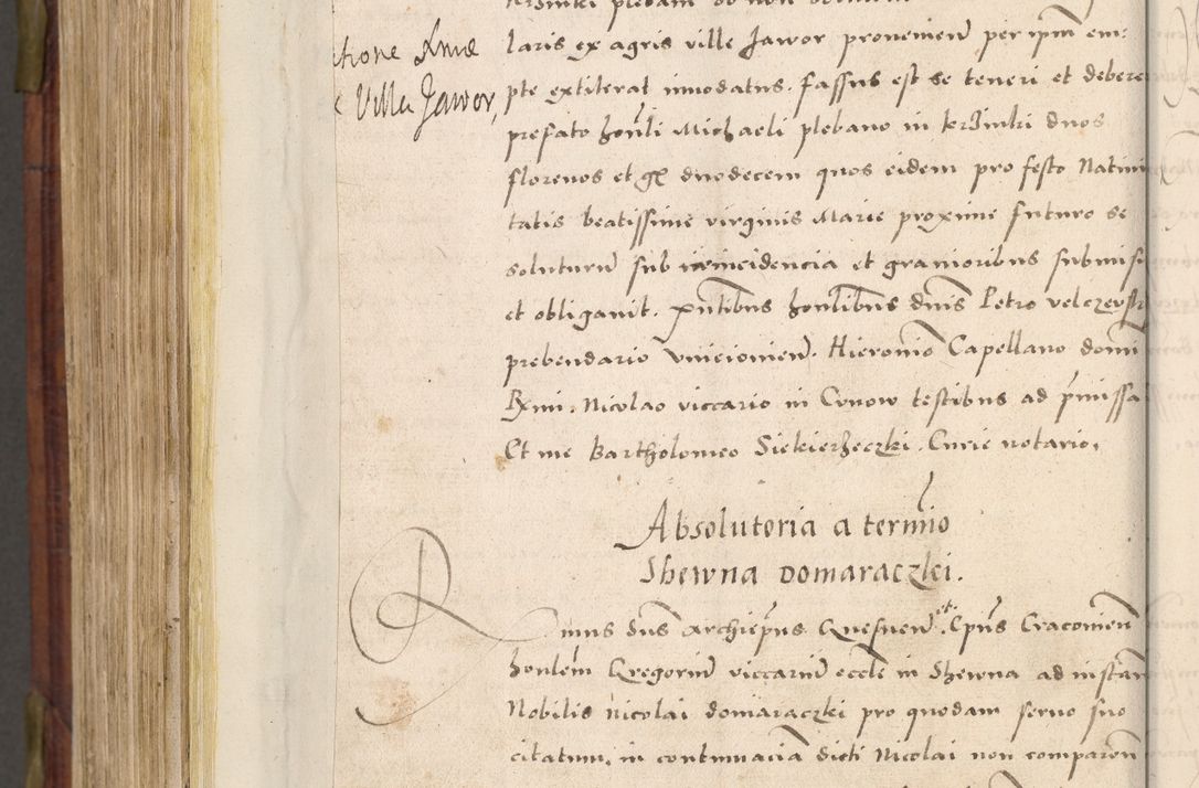 Zdjęcie nr 865 dla obiektu archiwalnego: Acta actorum coram R. D. Petro de Gamratis, nominati archiepiscopi Gnesnensis, episcopi Cracoviensis per annos 1541 et 1542 acticatorum, praesidente tunc curiase suae R. D. Bartholomaeo Gantkowski, canonico Cracoviensi, Posnaniensi cancellario, parochialis in Konopisca etc. rectore.