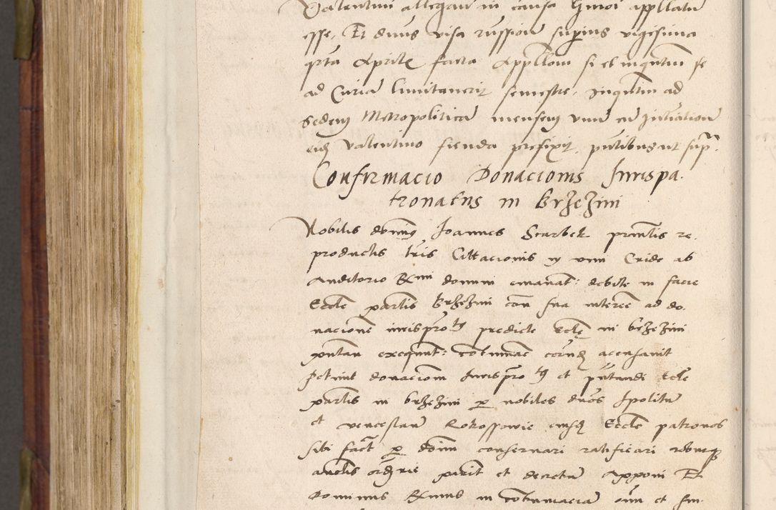 Zdjęcie nr 855 dla obiektu archiwalnego: Acta actorum coram R. D. Petro de Gamratis, nominati archiepiscopi Gnesnensis, episcopi Cracoviensis per annos 1541 et 1542 acticatorum, praesidente tunc curiase suae R. D. Bartholomaeo Gantkowski, canonico Cracoviensi, Posnaniensi cancellario, parochialis in Konopisca etc. rectore.