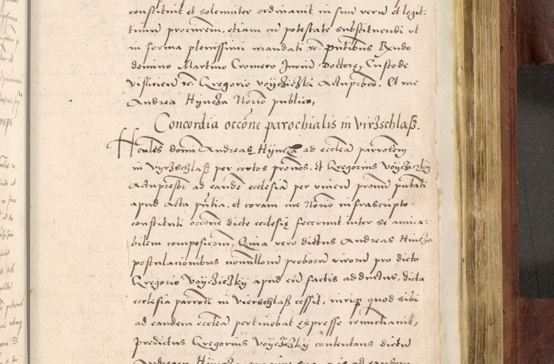 Zdjęcie nr 856 dla obiektu archiwalnego: Acta actorum coram R. D. Petro de Gamratis, nominati archiepiscopi Gnesnensis, episcopi Cracoviensis per annos 1541 et 1542 acticatorum, praesidente tunc curiase suae R. D. Bartholomaeo Gantkowski, canonico Cracoviensi, Posnaniensi cancellario, parochialis in Konopisca etc. rectore.