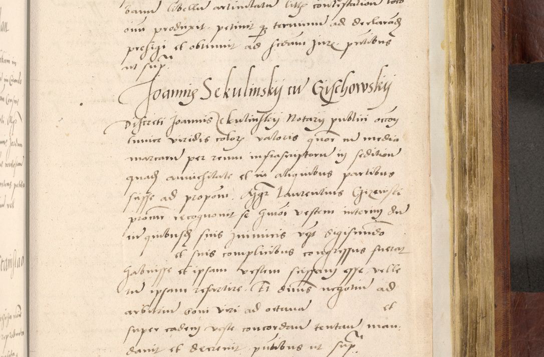 Zdjęcie nr 854 dla obiektu archiwalnego: Acta actorum coram R. D. Petro de Gamratis, nominati archiepiscopi Gnesnensis, episcopi Cracoviensis per annos 1541 et 1542 acticatorum, praesidente tunc curiase suae R. D. Bartholomaeo Gantkowski, canonico Cracoviensi, Posnaniensi cancellario, parochialis in Konopisca etc. rectore.