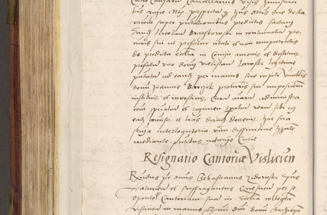 Zdjęcie nr 847 dla obiektu archiwalnego: Acta actorum coram R. D. Petro de Gamratis, nominati archiepiscopi Gnesnensis, episcopi Cracoviensis per annos 1541 et 1542 acticatorum, praesidente tunc curiase suae R. D. Bartholomaeo Gantkowski, canonico Cracoviensi, Posnaniensi cancellario, parochialis in Konopisca etc. rectore.