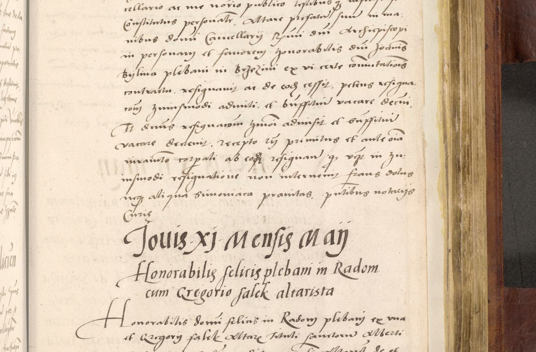 Zdjęcie nr 848 dla obiektu archiwalnego: Acta actorum coram R. D. Petro de Gamratis, nominati archiepiscopi Gnesnensis, episcopi Cracoviensis per annos 1541 et 1542 acticatorum, praesidente tunc curiase suae R. D. Bartholomaeo Gantkowski, canonico Cracoviensi, Posnaniensi cancellario, parochialis in Konopisca etc. rectore.