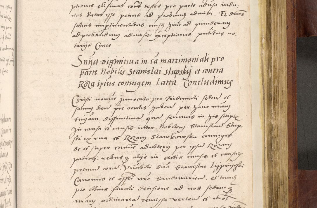 Zdjęcie nr 850 dla obiektu archiwalnego: Acta actorum coram R. D. Petro de Gamratis, nominati archiepiscopi Gnesnensis, episcopi Cracoviensis per annos 1541 et 1542 acticatorum, praesidente tunc curiase suae R. D. Bartholomaeo Gantkowski, canonico Cracoviensi, Posnaniensi cancellario, parochialis in Konopisca etc. rectore.