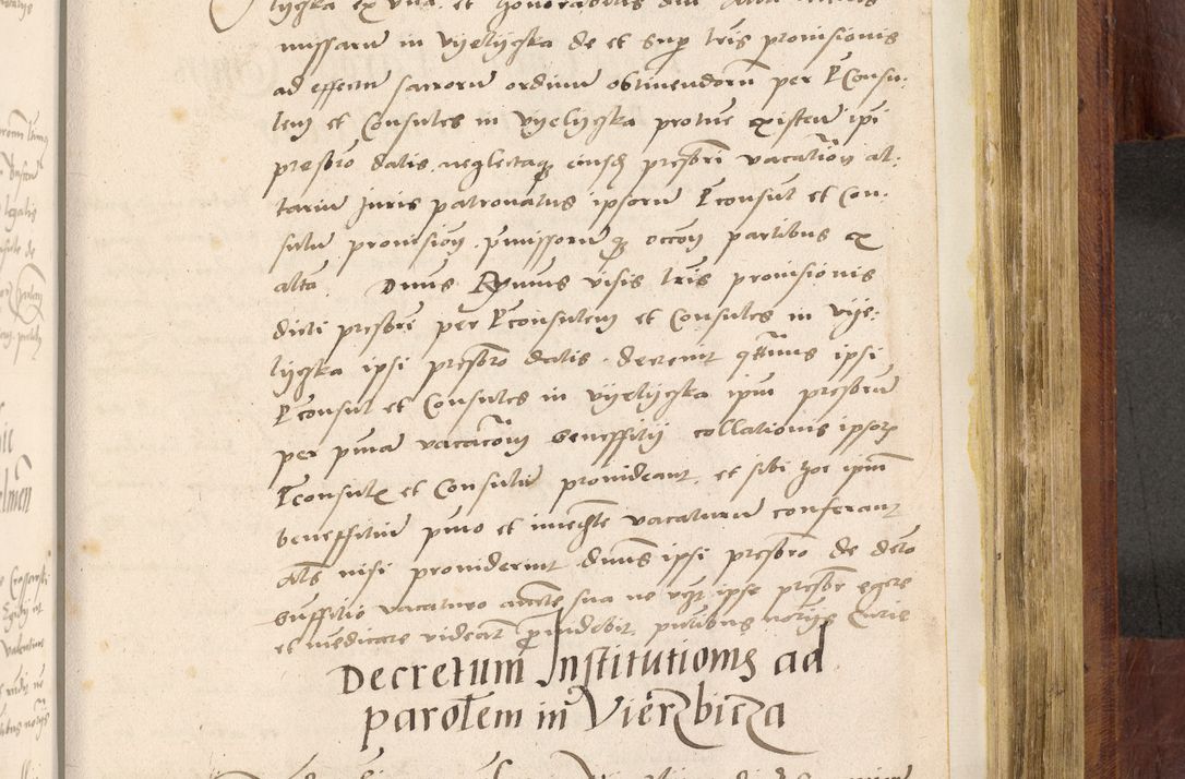 Zdjęcie nr 844 dla obiektu archiwalnego: Acta actorum coram R. D. Petro de Gamratis, nominati archiepiscopi Gnesnensis, episcopi Cracoviensis per annos 1541 et 1542 acticatorum, praesidente tunc curiase suae R. D. Bartholomaeo Gantkowski, canonico Cracoviensi, Posnaniensi cancellario, parochialis in Konopisca etc. rectore.