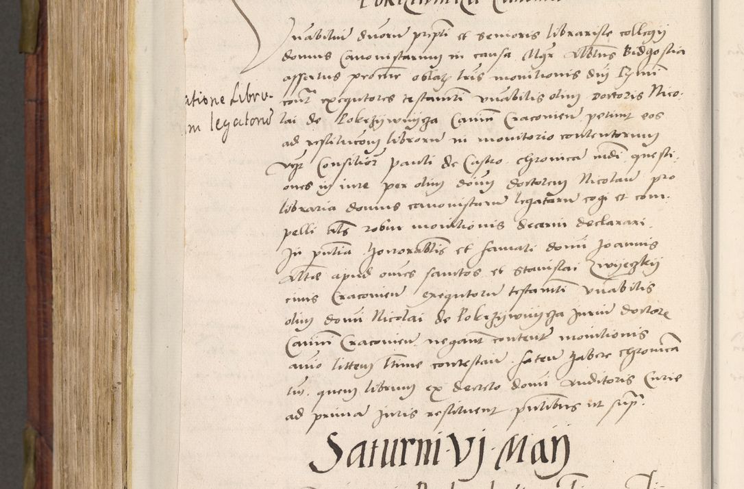 Zdjęcie nr 835 dla obiektu archiwalnego: Acta actorum coram R. D. Petro de Gamratis, nominati archiepiscopi Gnesnensis, episcopi Cracoviensis per annos 1541 et 1542 acticatorum, praesidente tunc curiase suae R. D. Bartholomaeo Gantkowski, canonico Cracoviensi, Posnaniensi cancellario, parochialis in Konopisca etc. rectore.